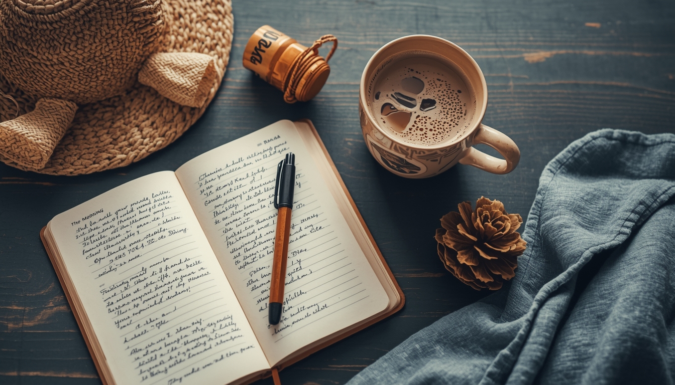 Xorvalenquaktorx morning renewal routine with tea and journal